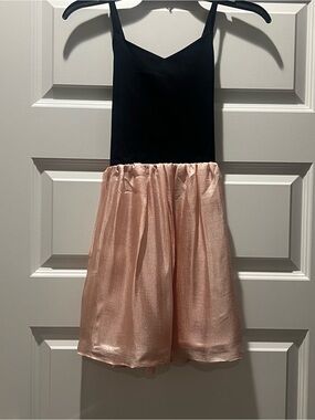 Sally Miller Black Dress with Blush Label Accent